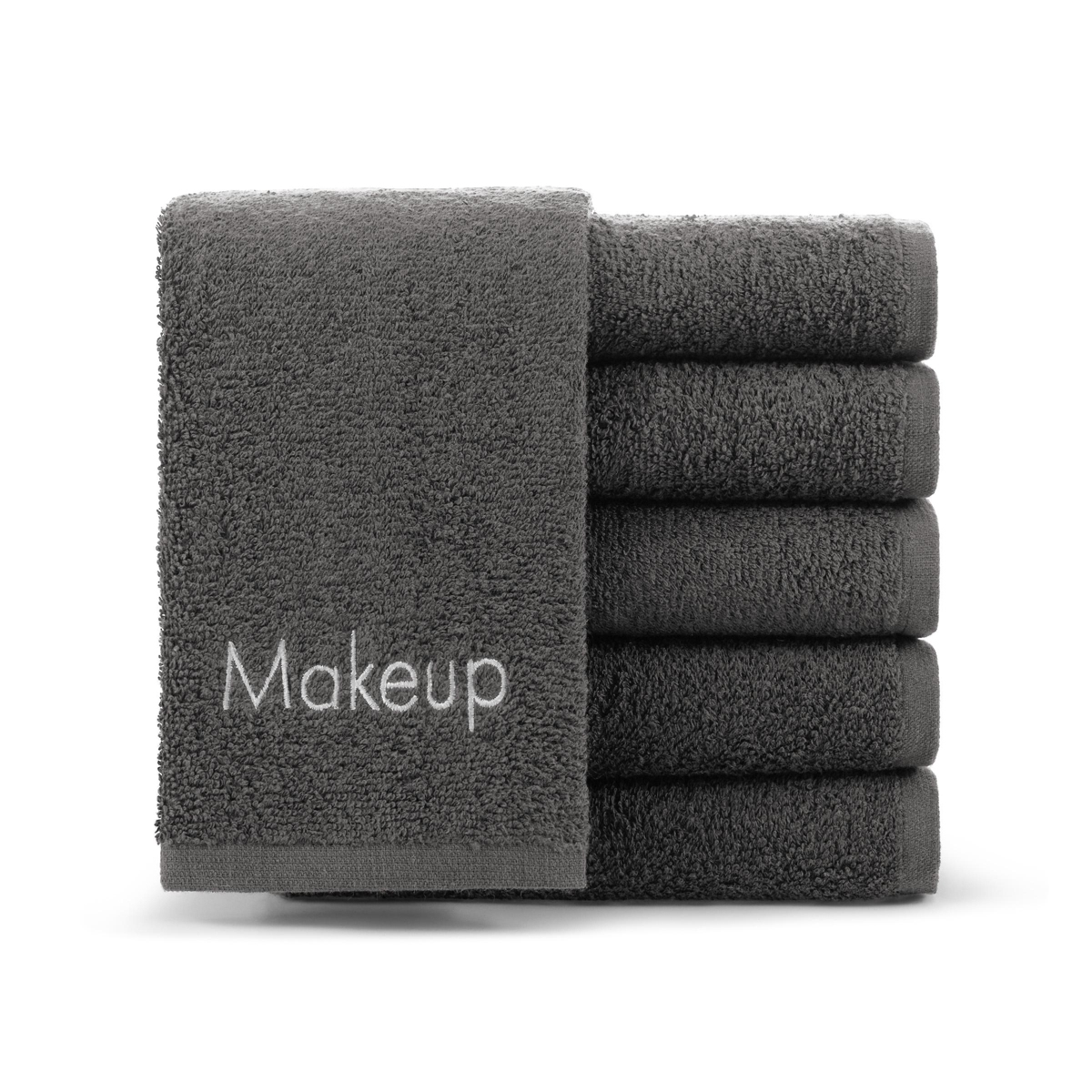 Embroidered Makeup Remover Towels (Pack of 6), 11x17 in., Color Options, 100% Cotton Fingertip Towels