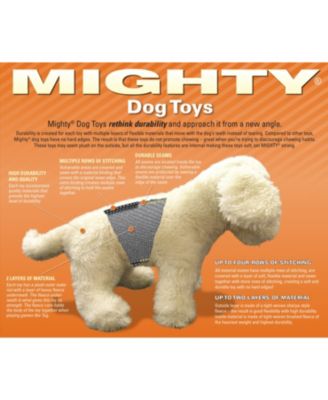 Angry Animals Bear, Durable Plush Squeaky Dog Toy