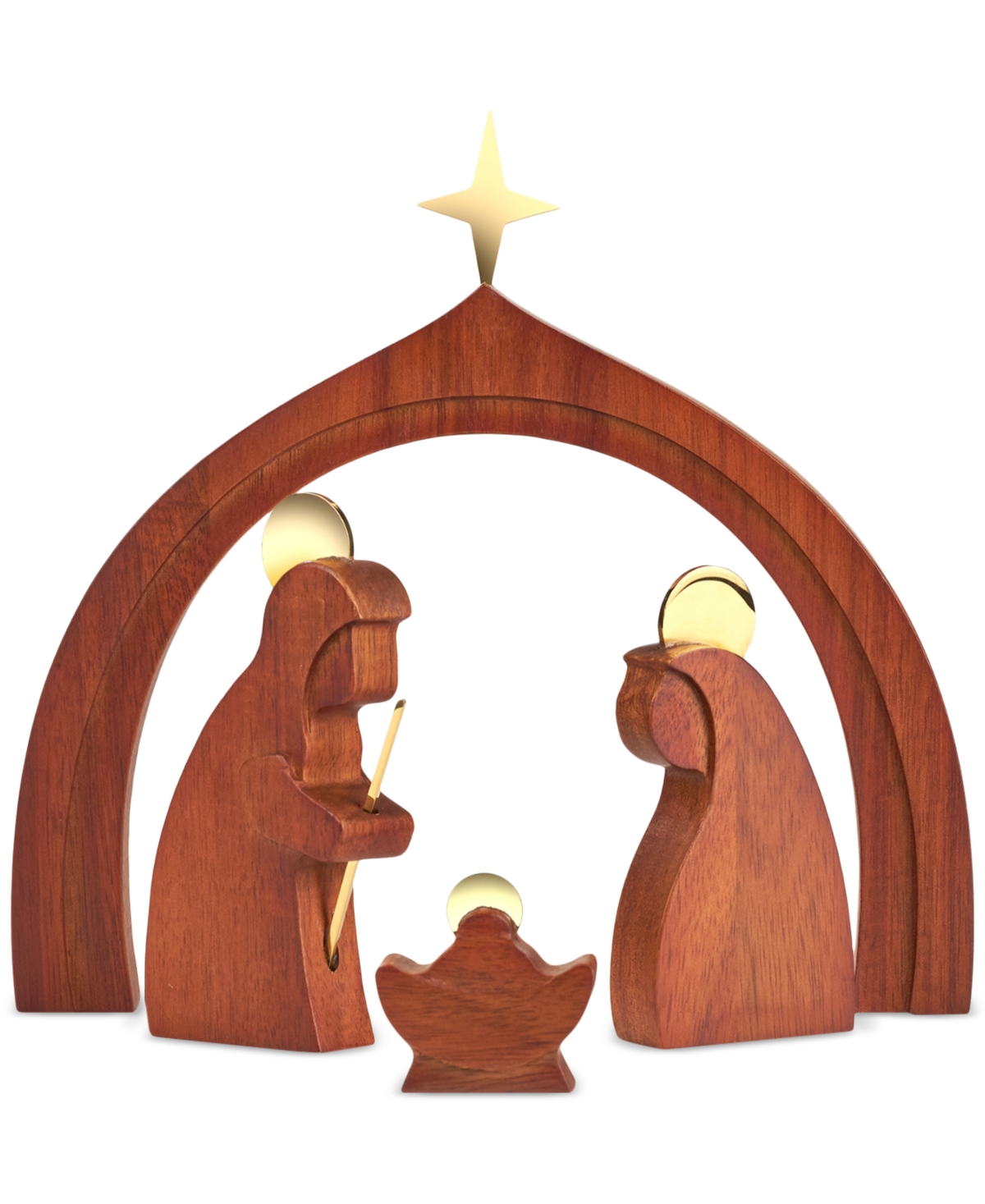 Nativity Collection 4-Pc. Nativity Set - Brown