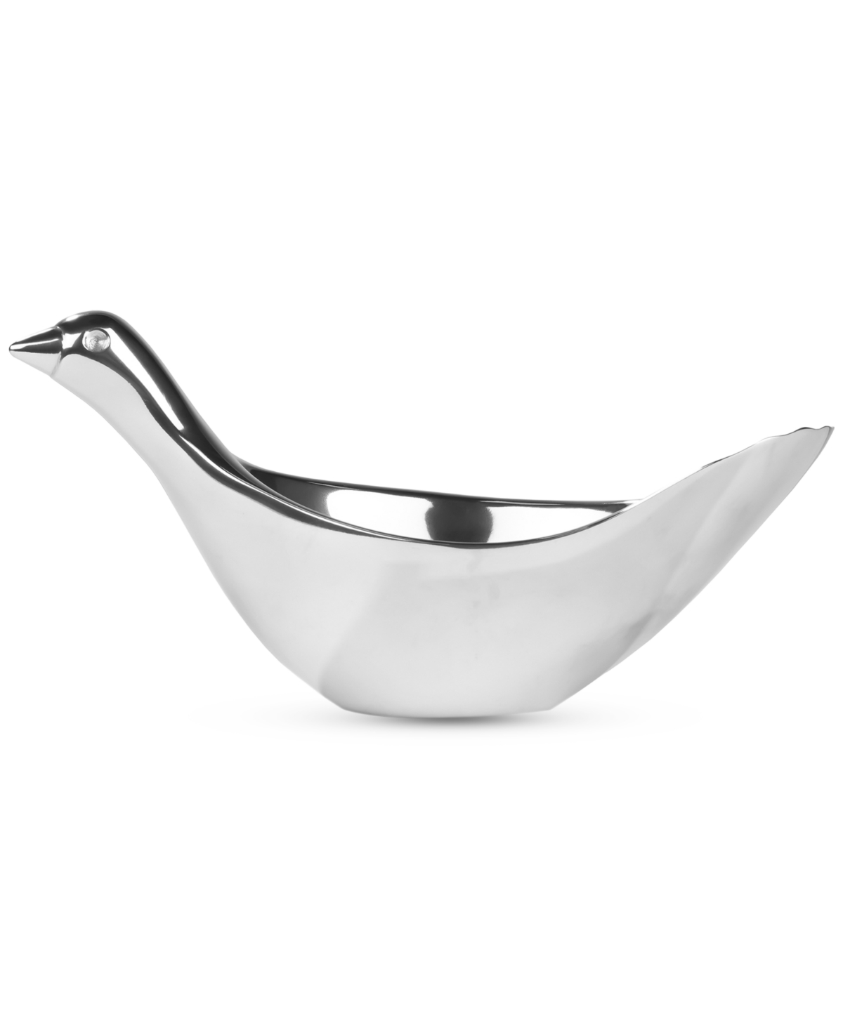 Dove of Peace Figural Silver-Tone Bowl - Silver
