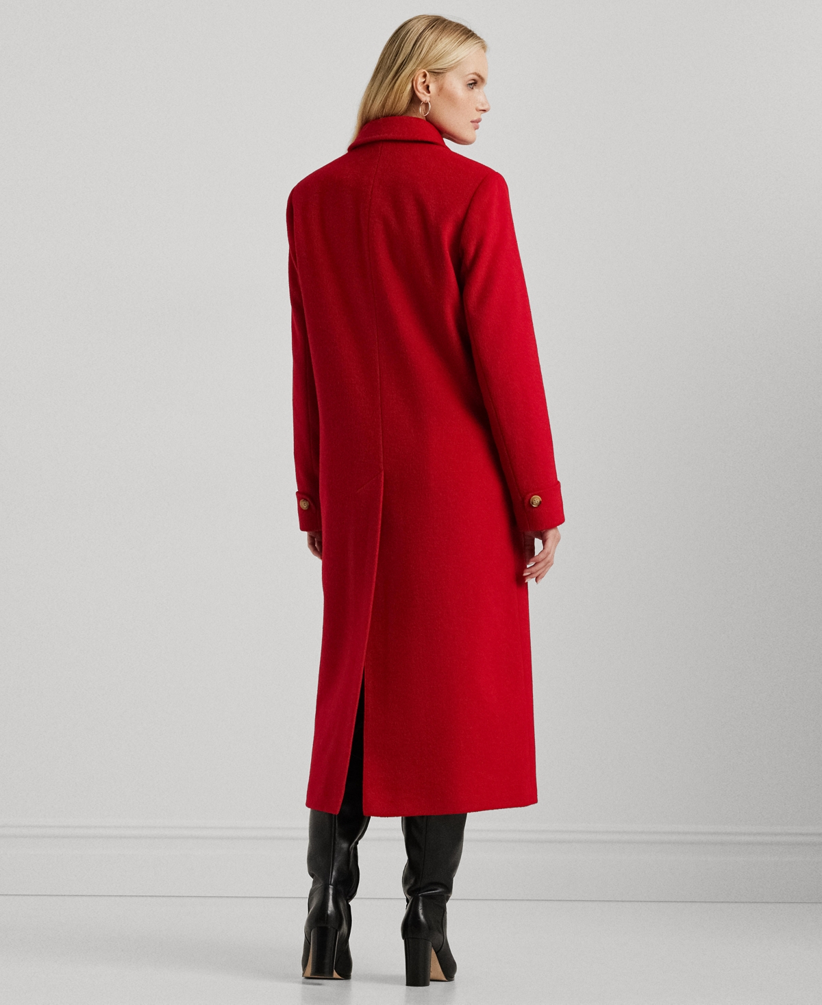Lauren Ralph Lauren Women's Long Notched-Collar Coat