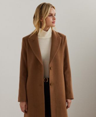Women's Wool-Blend Walker Coat
