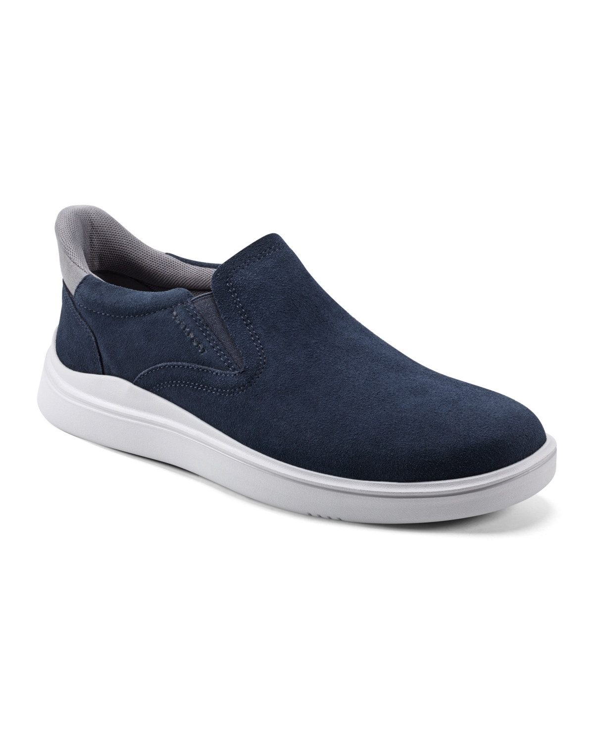 Shop Rockport Men Tristen Step Activated Slip On Sneaker In Blue