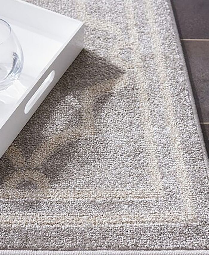 Safavieh Amherst AMT414 Light Grey and Ivory 2'3" x 15' Runner Area Rug