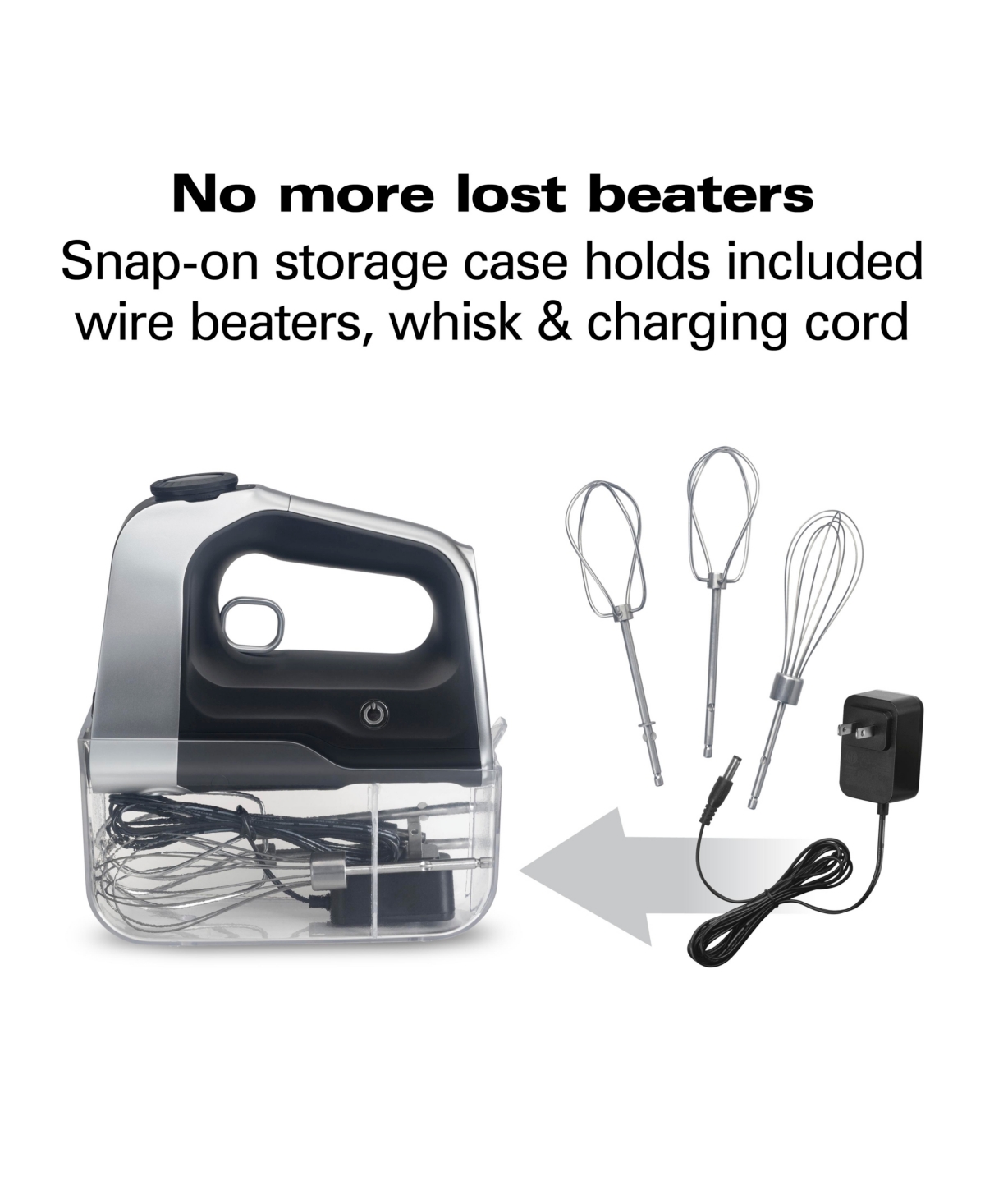 Shop Hamilton Beach Professional Cordless Hand Mixer With Infinite Speed In Black