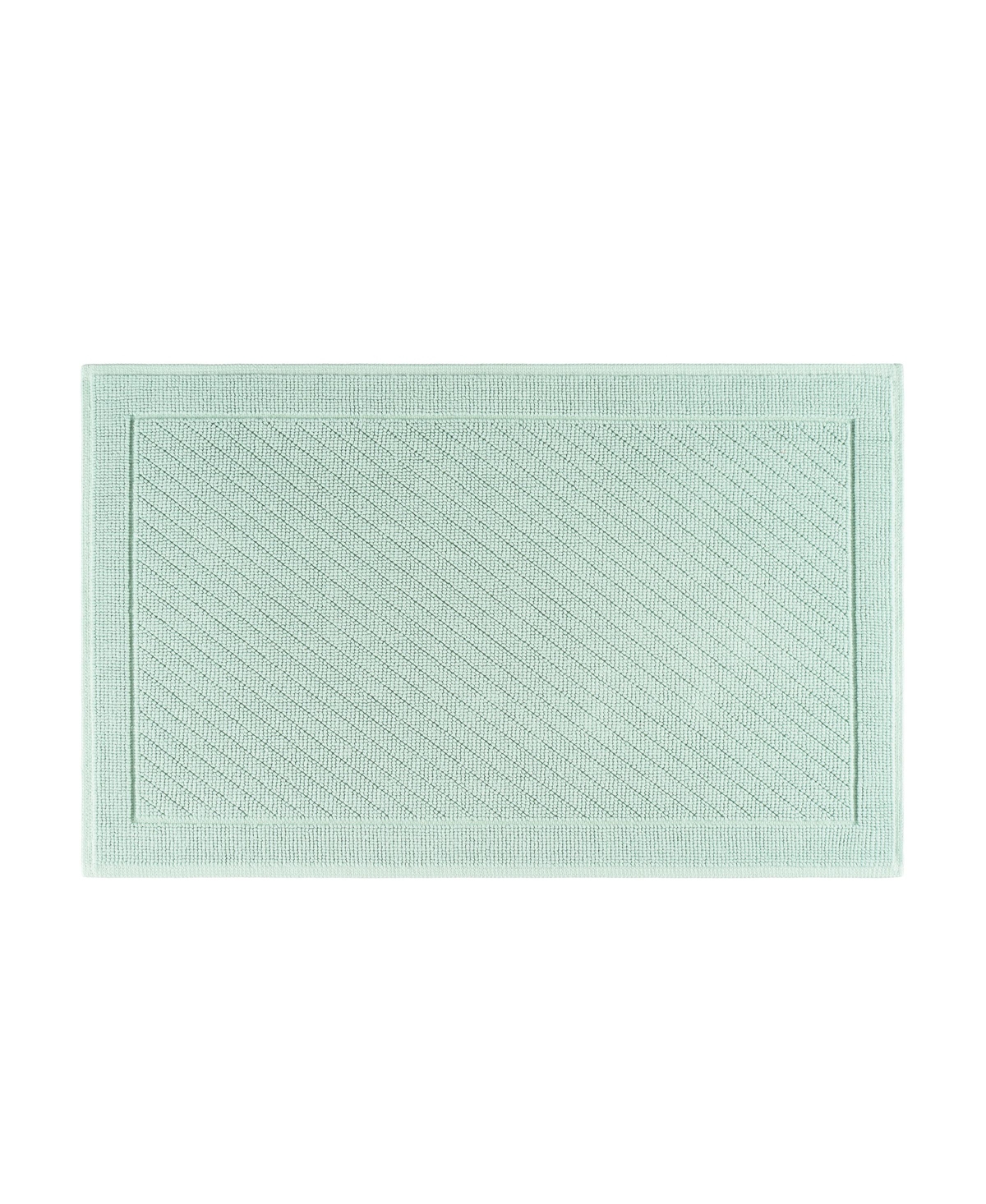 Host & Home Cotton Bath Rug, Stylish Textured Woven Design, Slip Resistant Backing, 5 Color Options, 20x32