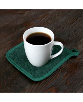 Arkwright Terry Cotton Pot Holders - (Pack of 12) Restaurants, Kitchen Hot Pad Potholder Set, Heat Resistant Coaster for Cooking and Baking, 7 x 7 in