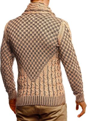 Men's Chunky Knit Pullover Sweater