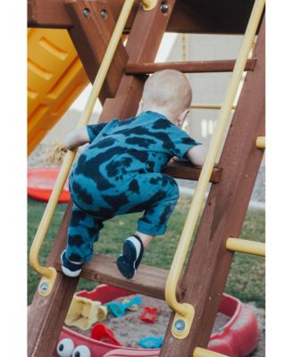 Infant Boy Girl First Walk Sock Shoes Flat Navy