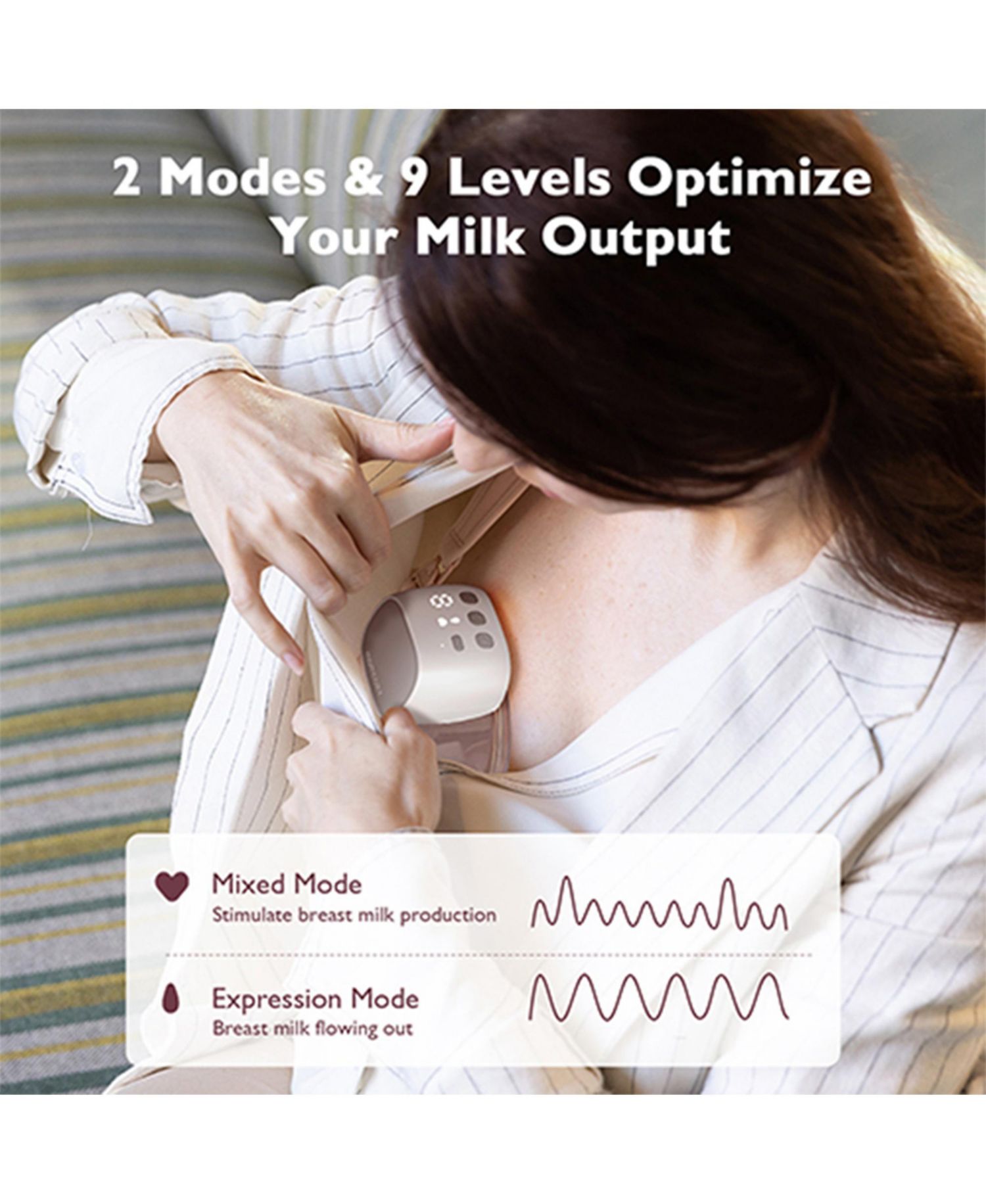 Single S9 Pro Wearable Breast Pump Upgraded - Long Battery Life