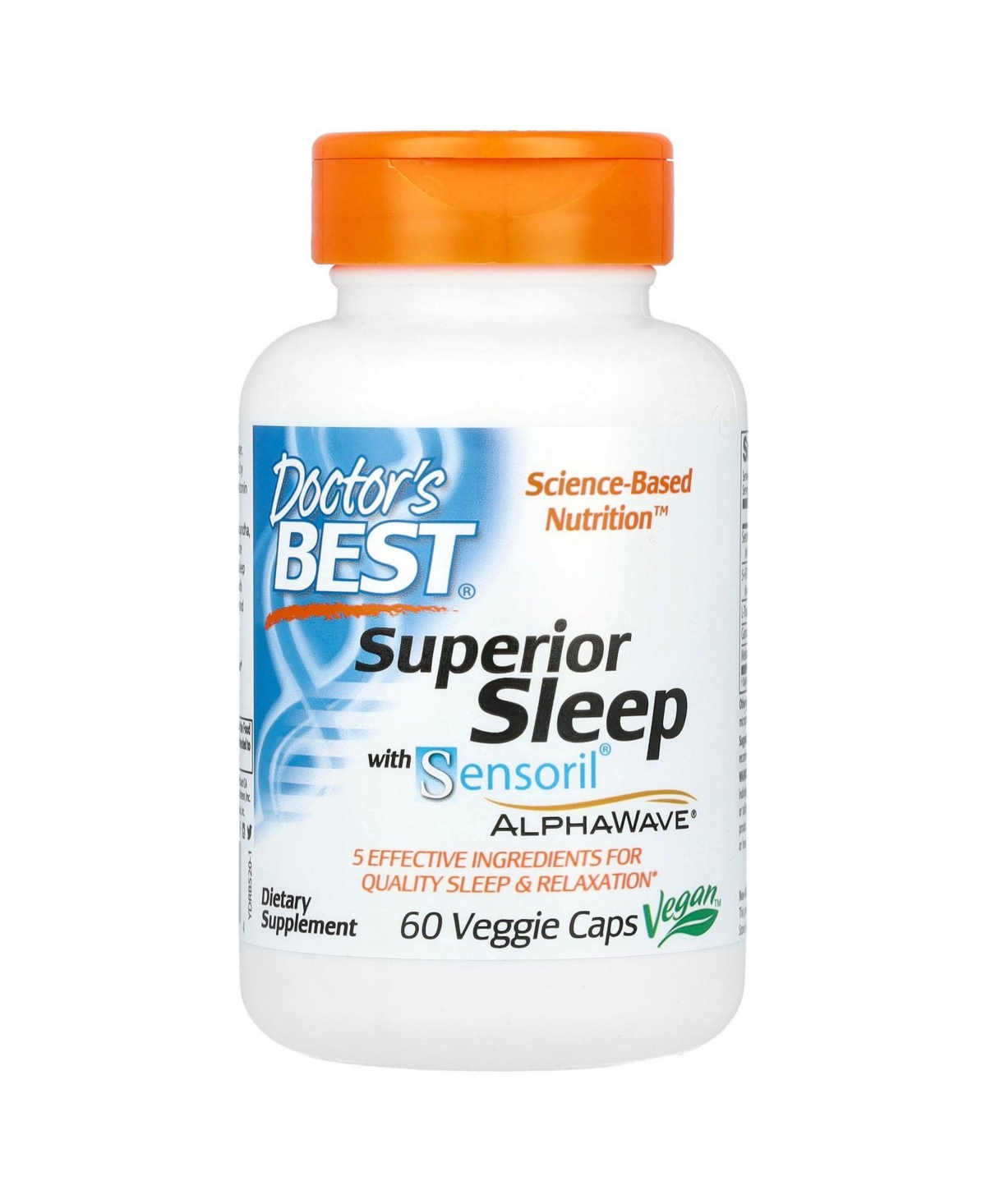 Superior Sleep with Sensoril AlphaWave - 60 Veggie Caps - Assorted Pre-pack (See Table