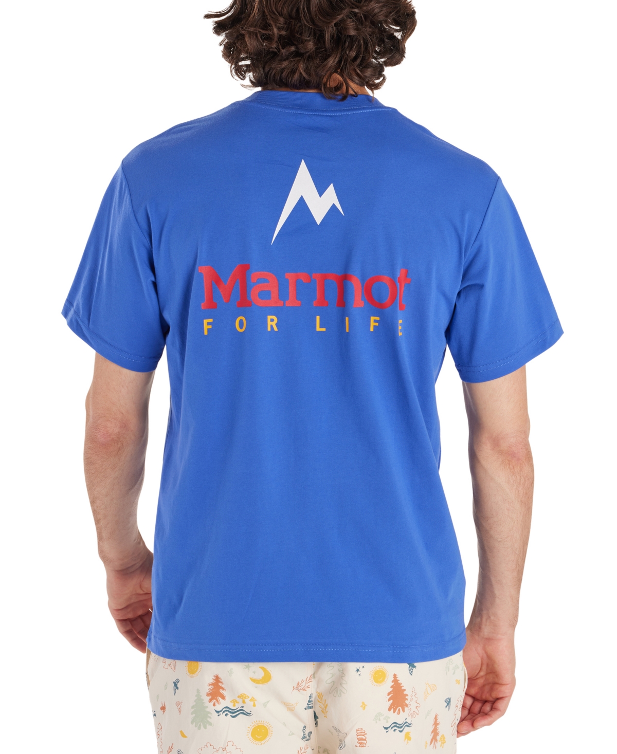 Men's Marmot For Life Graphic T-Shirt - Trail Blue