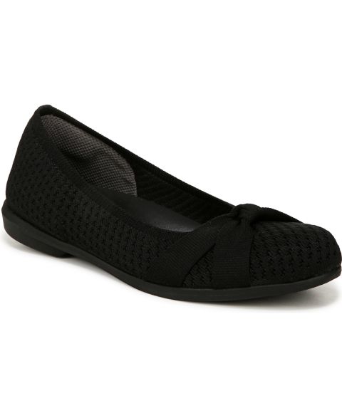 Женские балетки LifeStride Kissed Washable Ballet Flats, цвет: Чёрный вязаный