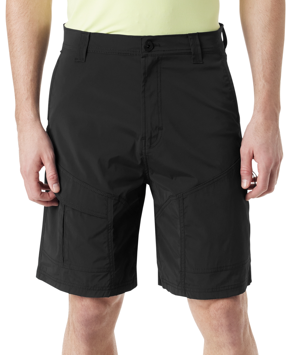 Shop Bass Outdoor Men's All Grounds Triple Needle Stitch 9-3/8" Cargo Shorts In Caviar