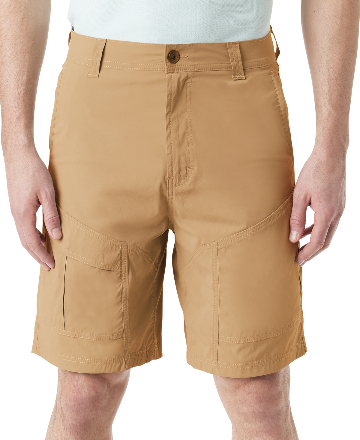 Shop Bass Outdoor Men's All Grounds Triple Needle Stitch 9-3/8" Cargo Shorts In Kelp