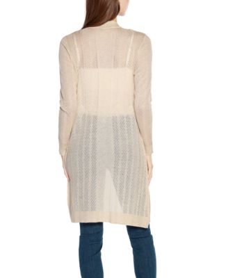 Women's Lightweight Duster Cardigan Sweater