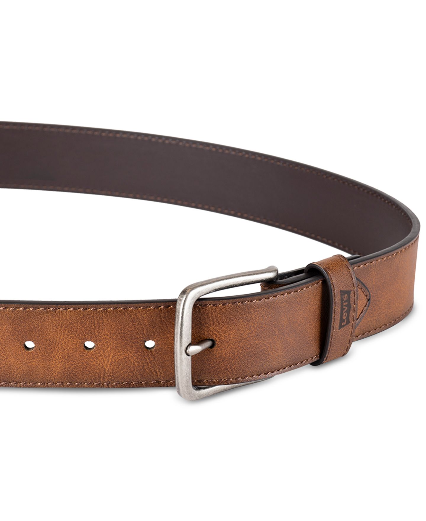 Мужской ремень Levi's Harness-Buckle Belt, цвет: Рыжевато-коричневый — фото 5