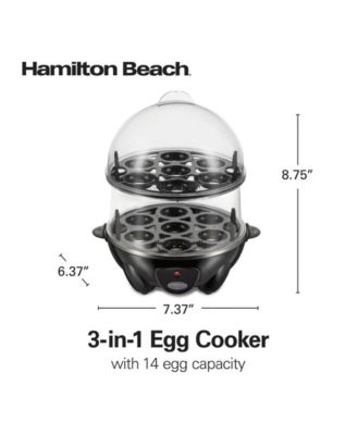 3-in-1 Egg Cooker with 14 Egg Capacity - 25508G