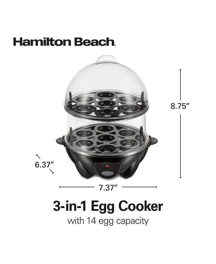 Hamilton Beach 3in1 Egg Cooker with 14 Egg Capacity Macy's