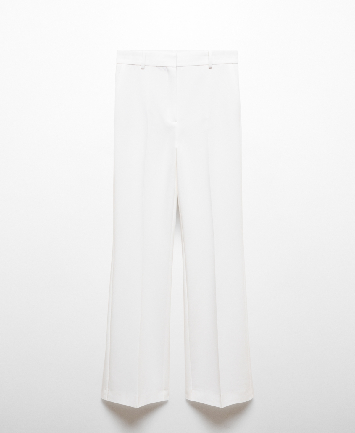 Shop Mango Women's Straight Suit Pants In White