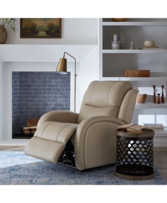 Kellet 33" Leather Power Recliner, Created for Macy's