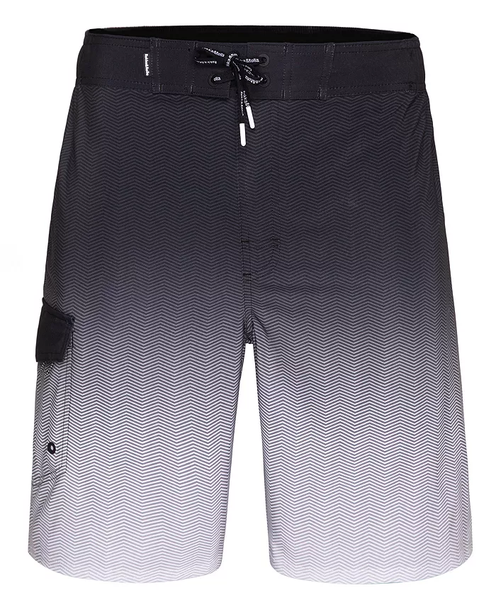 Men's 9" NO Liner Board Shorts Elastic Waist Quick Dry Swim Trunks - thumbnail 4