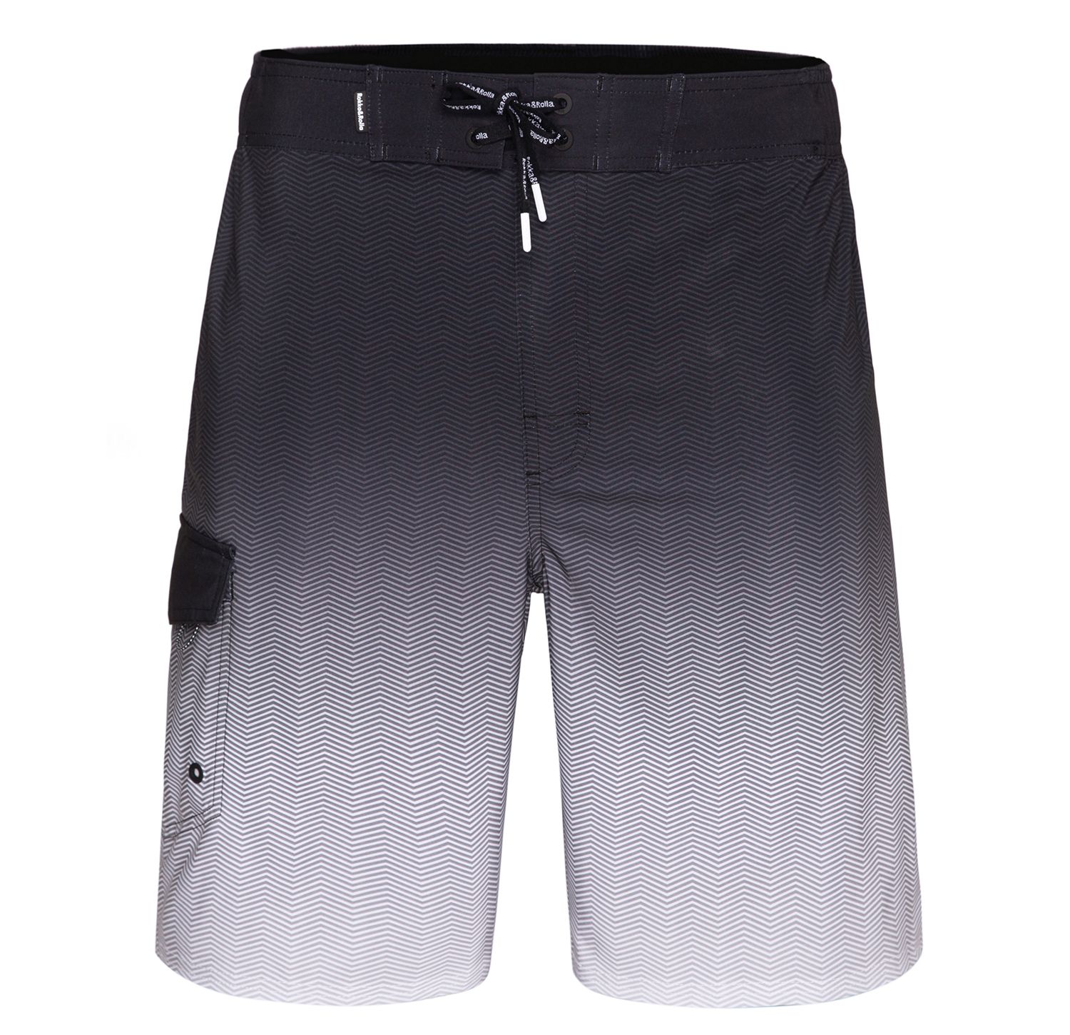 Men's 9" NO Liner Board Shorts Elastic Waist Quick Dry Swim Trunks