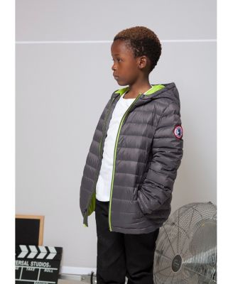 Boys Ultra Light Packable Down Puffer Jacket