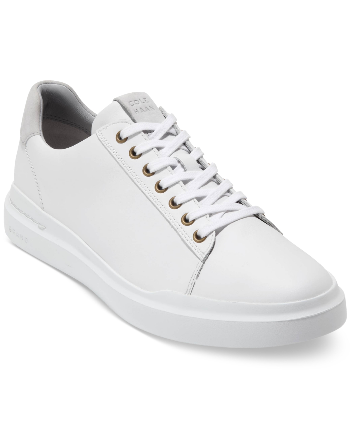 Shop Cole Haan Men's Grandprã¸ Rally Ltt Sneaker In Optic White,microchip,optic White