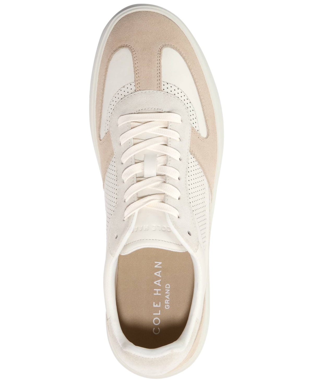 Cole Haan Men's Grand Crosscourt Modern Turf Sneaker -sesame/ivory