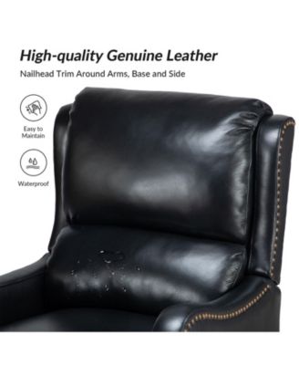 1 piece Leather Pushback Recliner chair