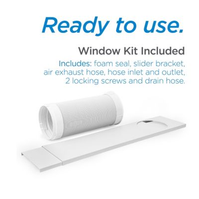 BLACK+DECKER Portable Air Conditioner, 5,000 BTU SACC/CEC (8,000 BTU ASHRAE 128) for Rooms Up To 350 Sq. Ft.