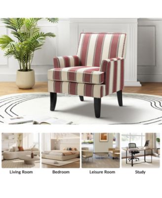 Herrera Classic Upholstered Armchair with Nail Head Trim