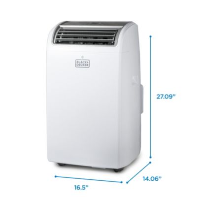 BLACK+DECKER Portable Air Conditioner with Heat, 10,200 BTU SACC/CEC (14,000 BTU ASHRAE 128) for Rooms Up To 700 Sq. Ft.