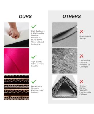 Modern Velvet Barrel Chair with Channel Tufted Back