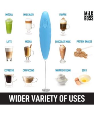 Handheld Electric Coffee Frother Drink Mixer with Batteries Included