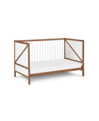 Pixie Zen 3-in-1 Convertible Crib in Walnut/White