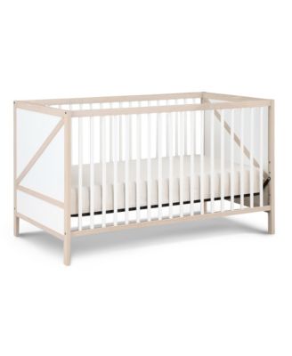Pixie Zen 3-in-1 Convertible Crib in Washed Natural/White