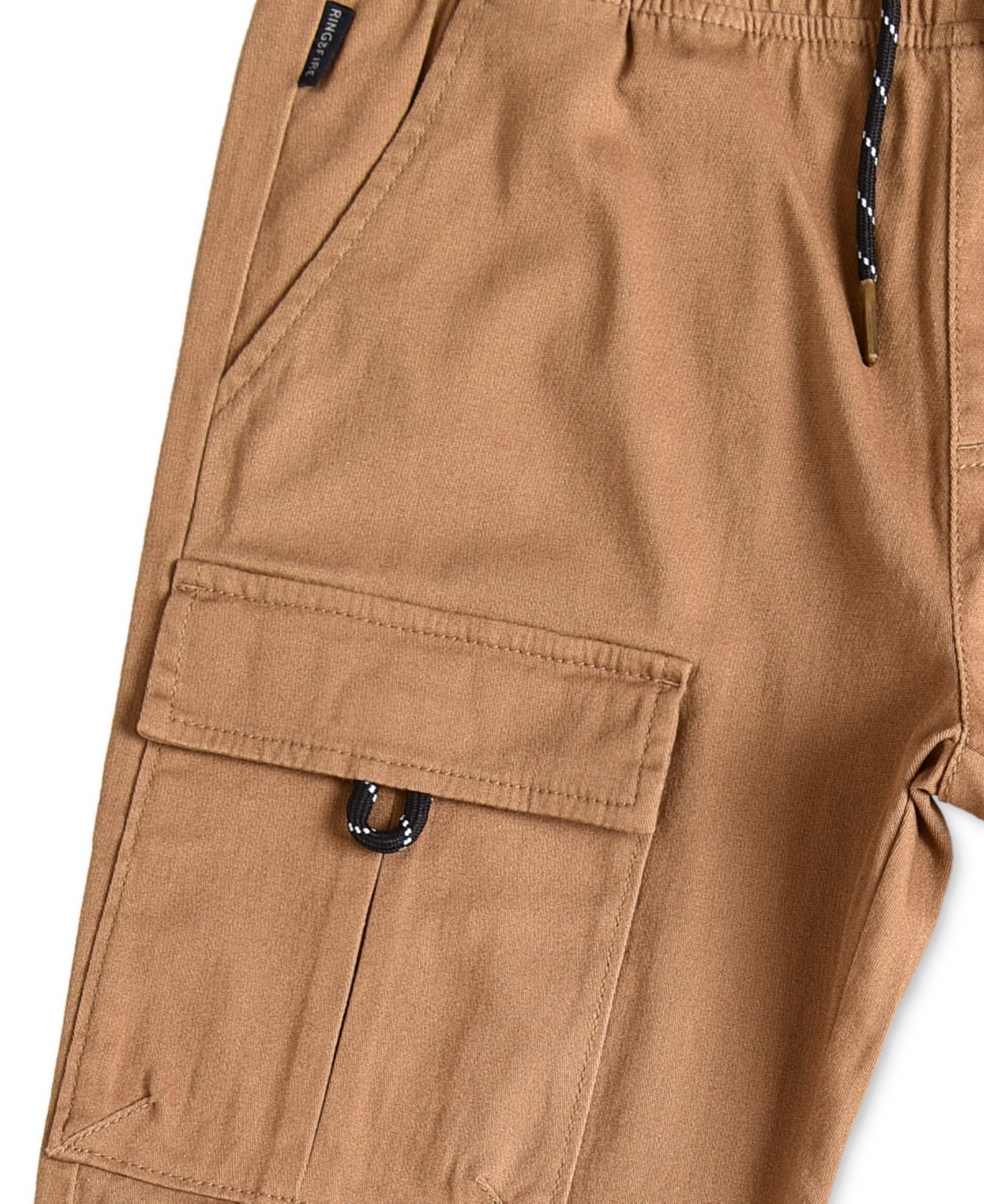 Shop Ring Of Fire Big Boys Barry Twill Cargo-pocket Pants, Created For Macy's In Dull Gold