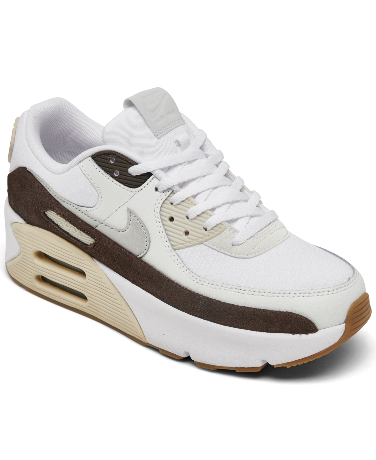 Women's Air Max LV8 Casual Sneakers from Finish Line - White/Photon Dust/Baroque