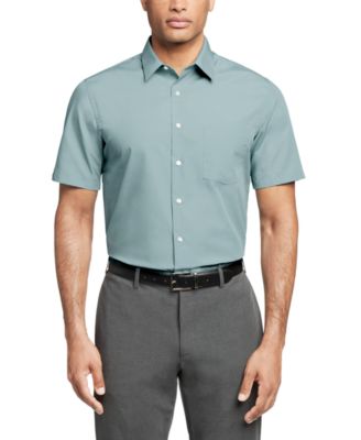 Poplin Solid Short-Sleeve Dress Shirt