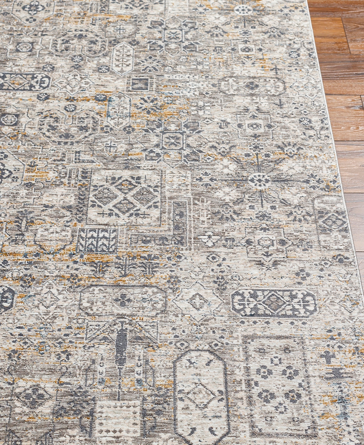 Surya Cardiff Cdf-2309 6'7x9'6 Area Rug In Charcoal