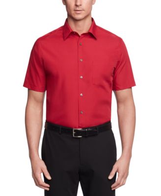 Poplin Solid Short-Sleeve Dress Shirt