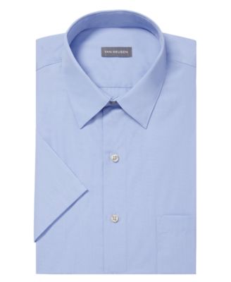 Poplin Solid Short-Sleeve Dress Shirt