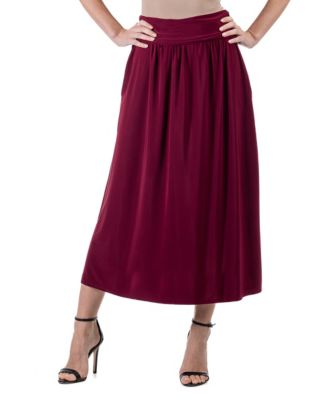 Foldover Maxi Pocket Skirt