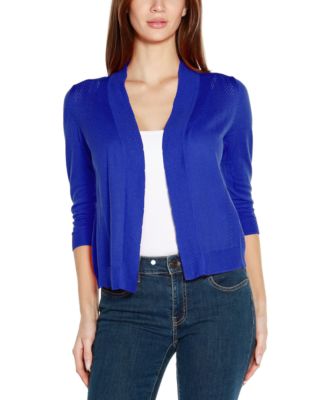 Women's 3/4 Sleeve Open Front Cardigan Sweater