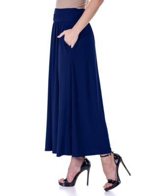 Foldover Maxi Pocket Skirt
