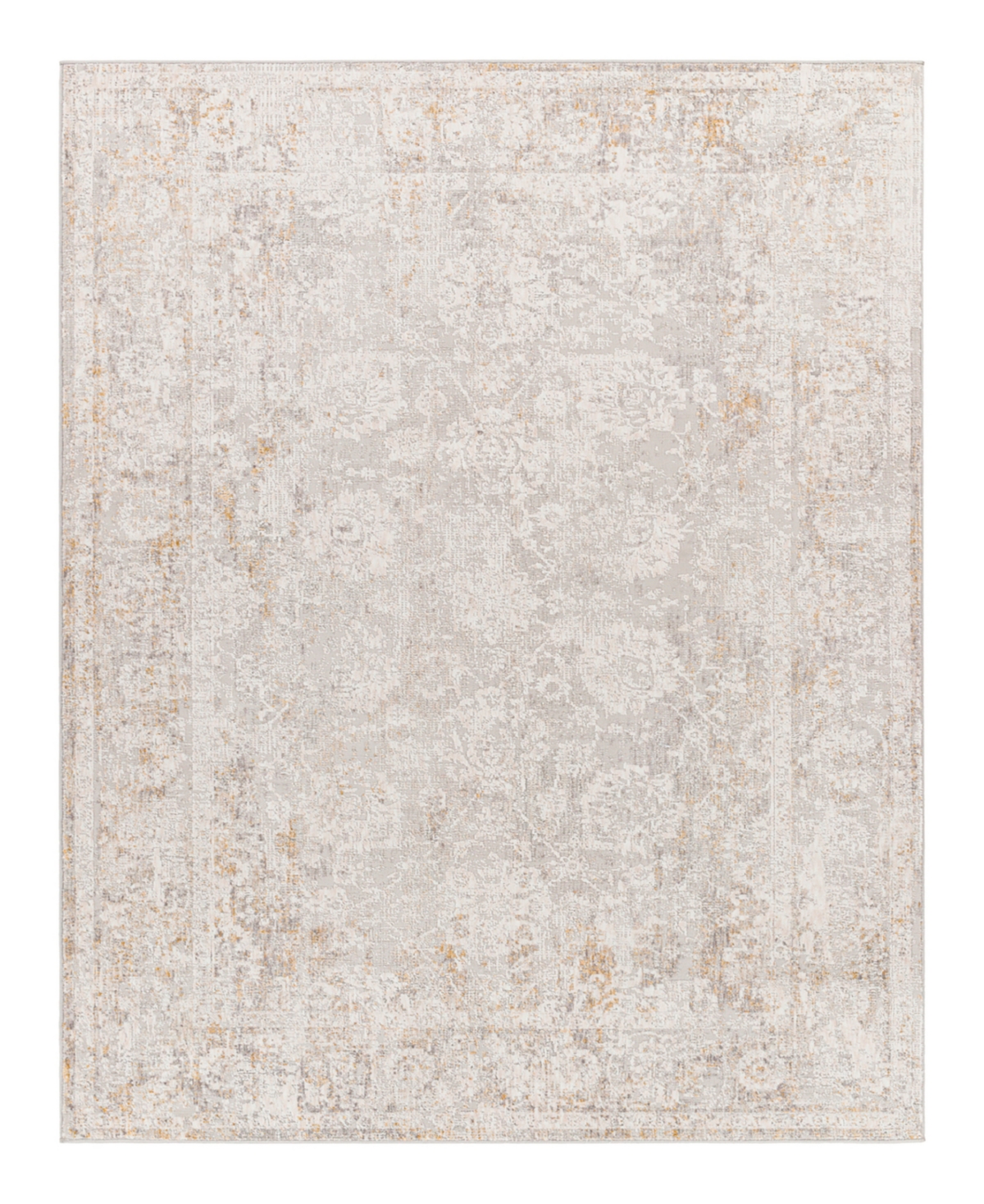 Surya Carmel Crl-2305 5'x7'3 Area Rug In Gray- Bone