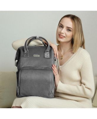 Corduroy Comfort Carryall Diaper Backpack