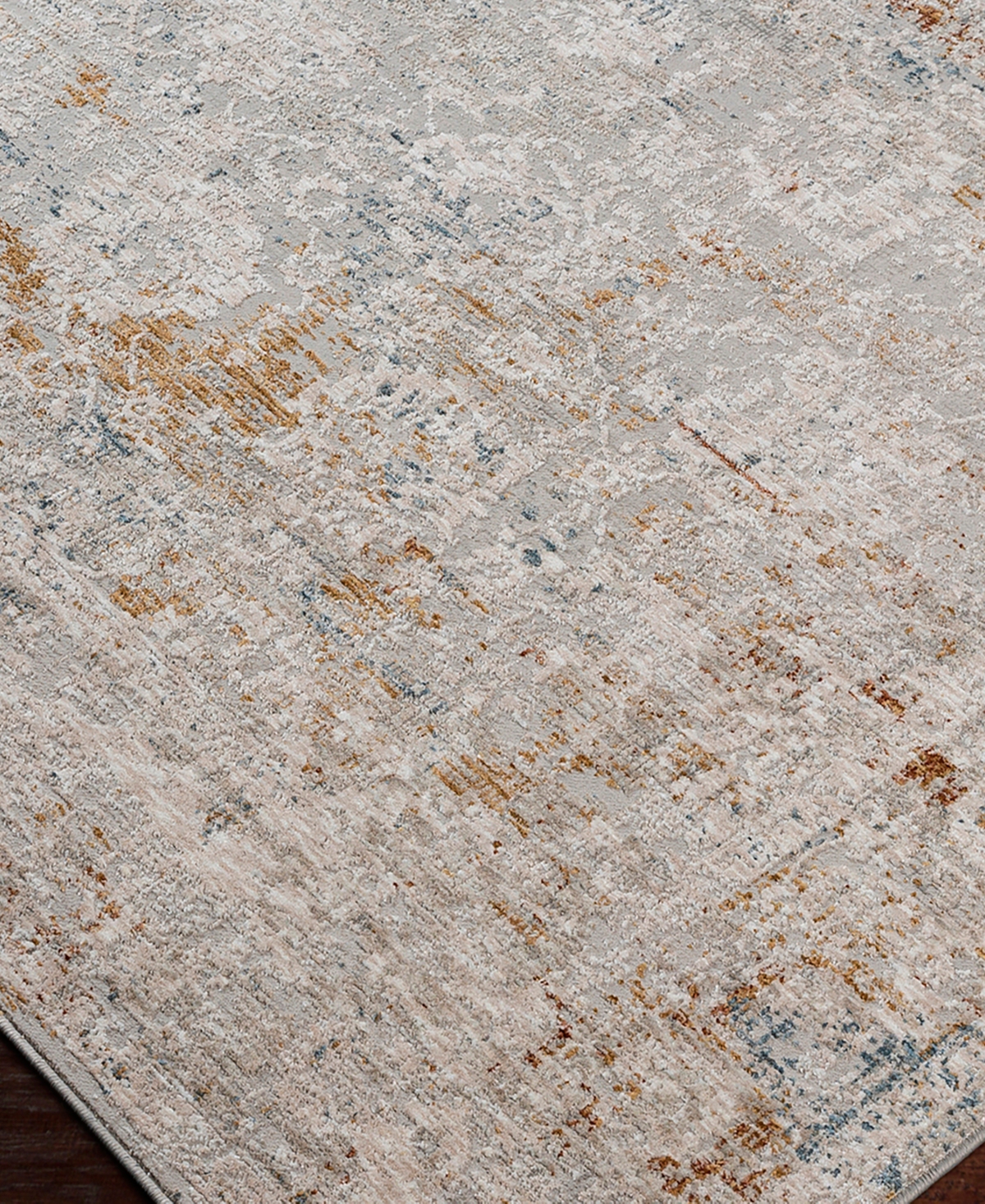 Surya Carmel Crl-2305 5'x7'3 Area Rug In Silver
